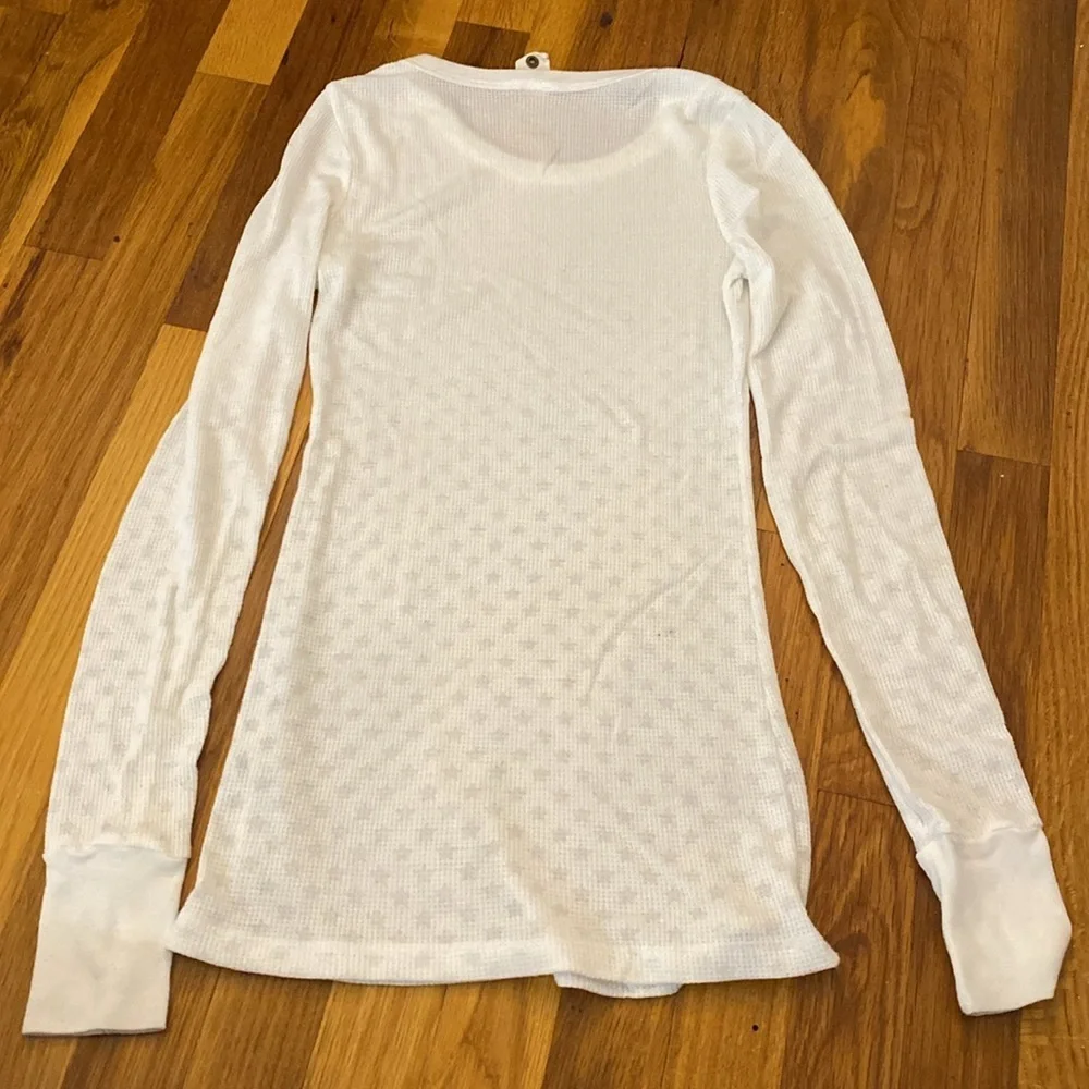 Free People Women’s White Long Sleeve Shirt Size XS